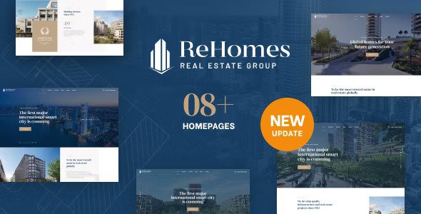 Rehomes v2.0.8 – Real Estate Group WordPress