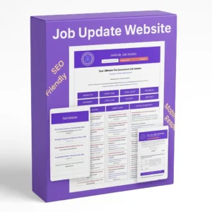 Job update website in wordpress